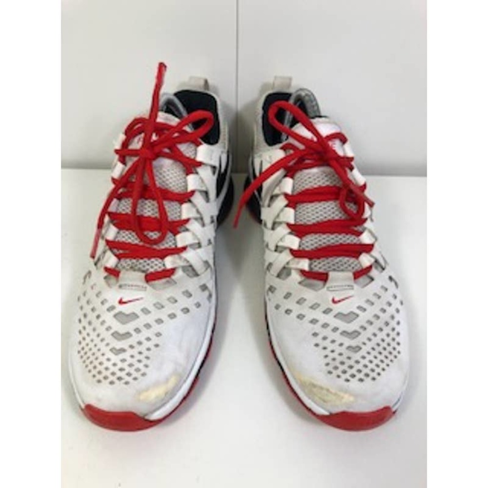 Nike Free Trainer 5.0 579809106 Lace-Up Running Sneakers White Red US 8